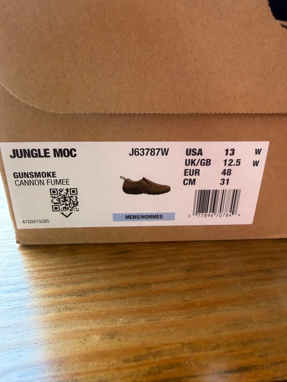 Merrell Jungle Moc Loafers in Gunsmoke (Brown)